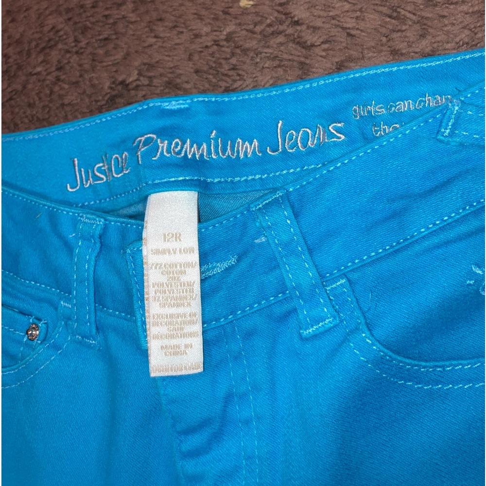 blue girls justice jeans